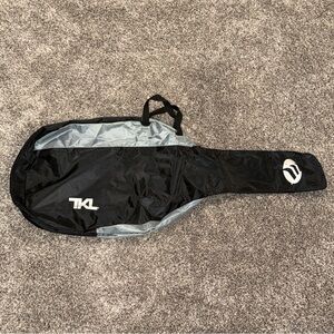 TKL World Class Cases Black Guitar Soft Case Gig Bag Black & Gray EUC